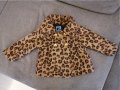 Бебешко леопардово палто, снимка 1 - Бебешки якета и елеци - 34797854