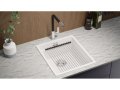 Кухненска Мивка от гранит модел Прага 45 Премиум 410 x 470 мм - бяла, снимка 5