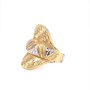 Златен дамски пръстен 2,58гр. размер:59 14кр. проба:585 модел:21619-5, снимка 2