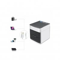 Мини климатик, Персонален въздушен охладител, USB, 3 в 1, с Led диодно осветление, снимка 1 - Климатици - 32858660