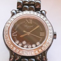 Дамски луксозен часовник Chopard  Happy Sport&Diamonds HIGH-TECH CERAMICS SCRATCH PROOF , снимка 7 - Дамски - 32440776