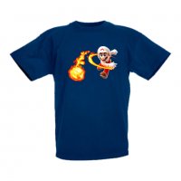 Детска тениска Супер Марио Super Mario Fireball, снимка 5 - Детски тениски и потници - 33081657