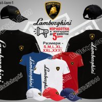 Тениска и шапка LAMBORGHINI st-lam1, снимка 1 - Тениски - 43556810