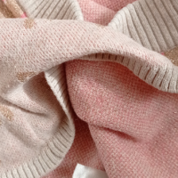 H&M Пола от плетиво с бляскави фигури, 110-116см., снимка 2 - Детски рокли и поли - 36535344
