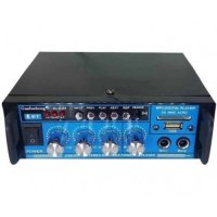 Караоке домашен аудио усилвател GLS-05, FM, SD, USB, 30W, 220V, снимка 1 - Ресийвъри, усилватели, смесителни пултове - 37120224