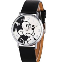 Мики Маус черно бял детски ръчен часовник , снимка 1 - Детски - 43901206