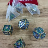 Binnacle 7 piece set Dungeons and Dragons, dnd, d&d сет зарове, снимка 1 - Настолни игри - 35129753