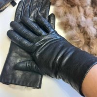 Дамски ръкавици от естествена кожа, снимка 5 - Ръкавици - 43838944