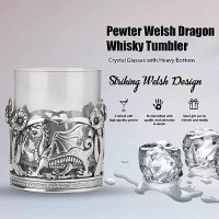 Нов Уелски Дизайн Уиски Тумблер Чаша от A E Williams , снимка 3 - Други стоки за дома - 43074275