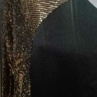 Официална дълга рокля - черно и златисто 🍀👗L,XL(44-46р-р)👗🍀, снимка 5 - Рокли - 35271577