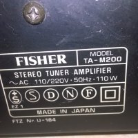 fisher ta-m200 stereo receiver-made in japan-внос франция, снимка 13 - Ресийвъри, усилватели, смесителни пултове - 27546851