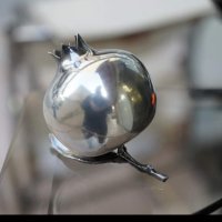 Сребърна миниатюра "Нар", снимка 3 - Други - 38204186