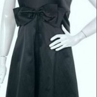Нова, с етикет черна рокля от сатен ПРОМОЦИЯ👗🍀 М/L,L👗🍀арт.1041, снимка 1 - Рокли - 26785758