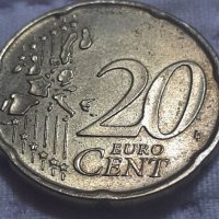 20 евро цента Италия, снимка 1 - Нумизматика и бонистика - 32522702