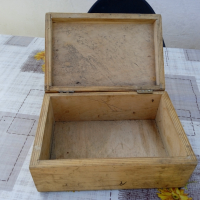Стара дървена кутия, снимка 8 - Декорация за дома - 36574898