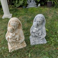 137. Дева Мария с младенеца на постамент, снимка 2 - Статуетки - 37577610