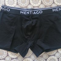 Луксозни мъжки боксерки на водещата германска марка Mentiago Размери: S - 70-77 см. М - 81-86 см. L , снимка 9 - Бельо - 37783194