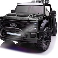 Акумулаторен Двуместен джип Ford super Duty 4X4 2X12V14A(24V) батерия, C MP4, снимка 5 - Детски велосипеди, триколки и коли - 40872153