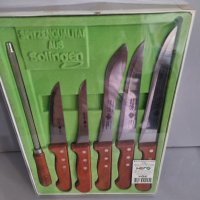 НОВИ!!! Комплект ножове + точило! , снимка 2 - Прибори за хранене, готвене и сервиране - 40789791