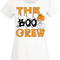 Дамска тениска The Boo Crew 2,Halloween,Хелоуин,Празник,Забавление,Изненада,Обичаи,, снимка 3 - Тениски - 38144218