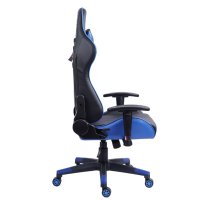 Геймърски стол Marvo CH-117-BL Черно - Син Eргономичен стол за геймъри, снимка 3 - Други стоки за дома - 40835704