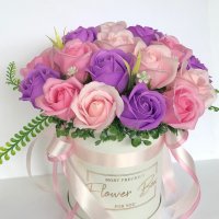 Кутия със сапунени рози, снимка 8 - Романтични подаръци - 35248273