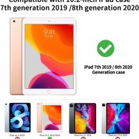 iPad 8th Generation 2020 / 7th Generation 2019 10.2 инча калъф Auto Wake/Sleep, снимка 5 - Таблети - 32364751