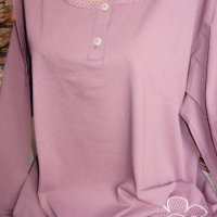 Дамска пижама с дълъг ръкав размер Л, снимка 6 - Пижами - 22831984