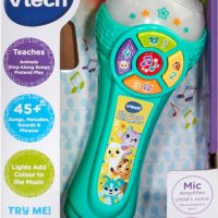 VTech Baby Интерактивна музикална играчка микрофон с 4 бутона за малки деца, снимка 2 - Образователни игри - 43960026