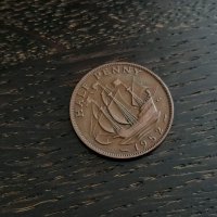 Монета - Великобритания - 1/2 (половин) пени | 1952г., снимка 1 - Нумизматика и бонистика - 27235871