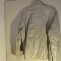 Готино бяло мъжко яке, мъжко кожено яке  4you  от  телешка кожа  - за ценители и колекционери. , снимка 5 - Якета - 28512838