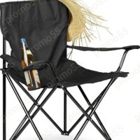 Преносим Сгъваем Рибарски стол с Метални Крака и Калъф, снимка 3 - Къмпинг мебели - 43990553