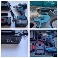Гайковерт на батерии в куфар 18V, снимка 13 - Винтоверти - 39515356