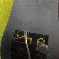 Супер елегантни  дамски oбувки Kurt Geiger 36 номер ток 6 сантиметра., снимка 7 - Дамски обувки на ток - 40717791