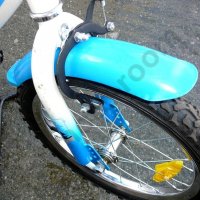 Детски велосипед 16” Reactor Foxy, стоманена рамка, контра, син/бял , снимка 5 - Детски велосипеди, триколки и коли - 35010518