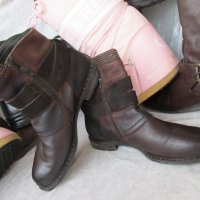 made in AUSTRIA, дамски боти,N- 40 - 41, ботуши PAUL GREEN® original Boots, 100% естествена кожа, снимка 14 - Дамски боти - 35321602