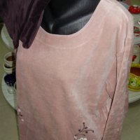 Дамска пижама с дълъг ръкав размер 2ХЛ плюш, снимка 3 - Пижами - 27086370