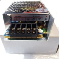 Захранващ блок, импулсен, стабилизиран 25W, 12V, 2.1A с настройка на изходното напрежение, снимка 2 - Друга електроника - 43476873