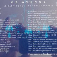 2 СД -25 Avenue le BAR Plaza Athenee Paris -2 диска, снимка 2 - CD дискове - 27695302