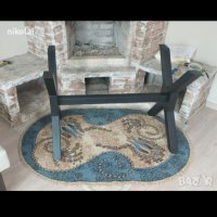 Метални крака за маса и пейка , снимка 11 - Градински мебели, декорация  - 38192045