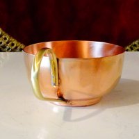 Немска медна чаша за кафе. , снимка 2 - Антикварни и старинни предмети - 43850301