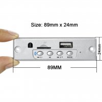 МП 3 плеър 2*25 W,DC 6V-12V, модул за вграждане с Bluetooth 5.0,Sd/USB/AUX)REC, снимка 2 - MP3 и MP4 плеъри - 36864995