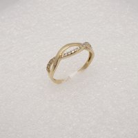 Дамски плътни златни пръстени, снимка 4 - Пръстени - 38540702