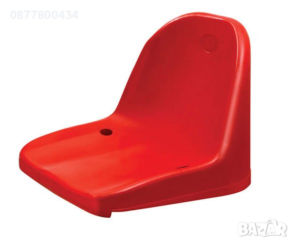 Седалки с  облегалки за стадион,картинг,трактори,алпинизъм,люлки-червен и черен цвят, снимка 1