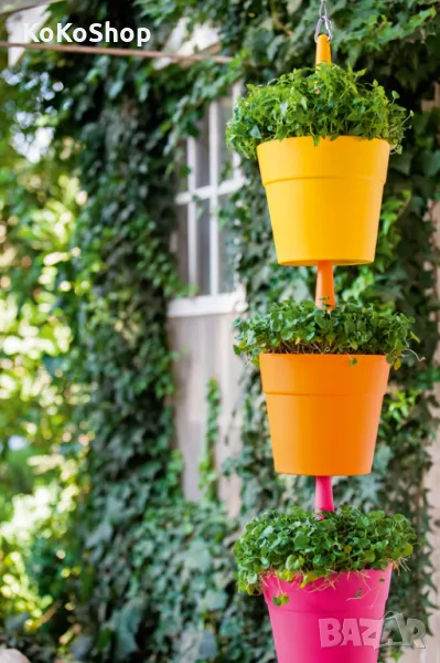Комплект висящи саксии/три висящи саксии/висящи саксии, снимка 1