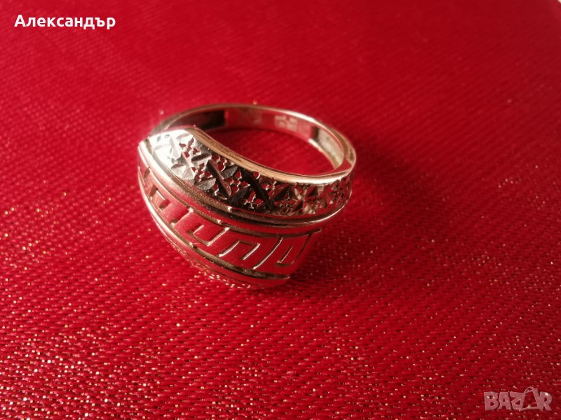 Дамски златен пръстен 14к 3.16 гр. 18мм, снимка 1