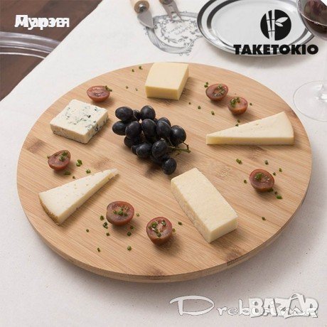 Отново налични! Въртящо се дървено плато, снимка 1