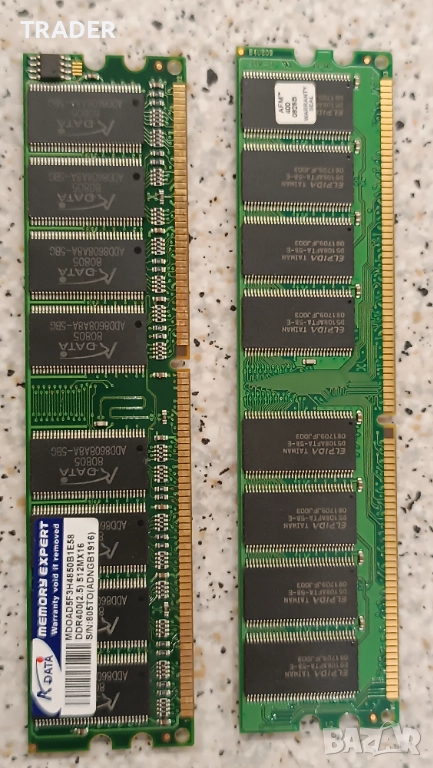 Памет за компютър DDR-400 512MB ADATA , снимка 1