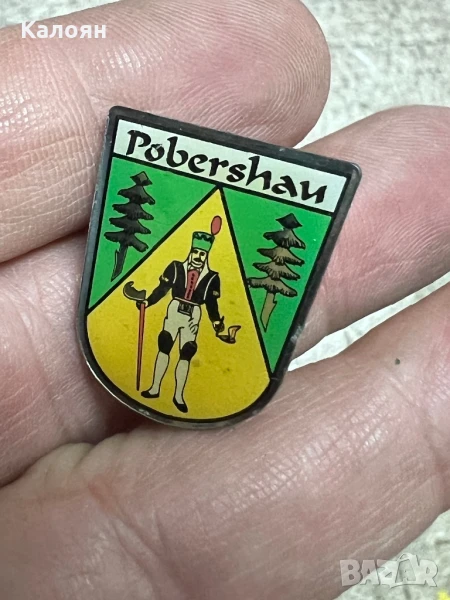 Значка с пинче метална от ГДР , снимка 1