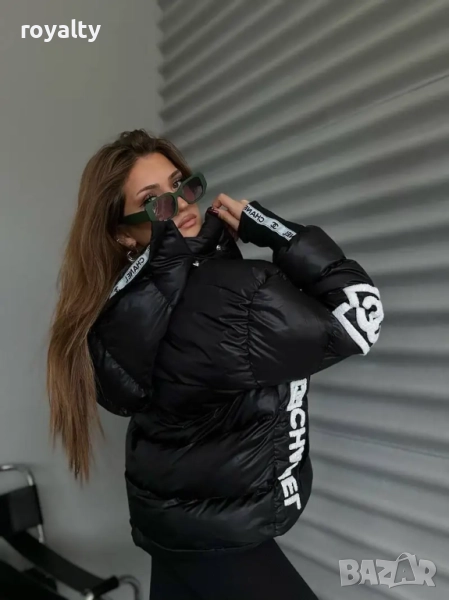 Ch🅰️nel Черно Зимно Дамско Яке , снимка 1
